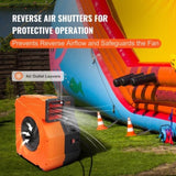 Inflatable Blower, 1100W, 1.5 & 1.7 HP Bounce House Blower, Pump Commercial Air Blower for V952-SYQM1100W74M2G16HV3