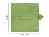 Camping Blanket 2 m x 1.5 m Wearable Warm Stadium Blanket Army Green V952-LYTJZKKCDDLY0746MV0