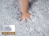 95 x 65 CM Winter Long Plush Dog Bed for Large Dogs - 10CM Thickened Fluffy Faux Fur Pad - Calming V888-ELOSUNG49923