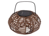 Rattan Solar Lantern Outdoor LED Hanging Lantern Waterproof Landscape Decorative Lamp for Garden V1294-YM0710-3119230151311