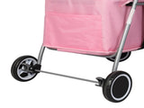 PaWz Pet Stroller Dog Cat Carrier Foldable Pink ST1005-PK