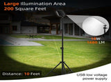 1.8m Telescopic Black Tripod LED Work Light for Camping and Outdoor Use LSB-59156