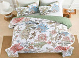 Warm and Inviting Quilted Bedspread and Pillowcases Set Designed for Relaxation - Queen size V745-MAC080611Q13U