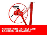 16FT Sheet Panel Lifter Plaster Drywall Panel Gyprock Plasterboard Hoist Lift V379-DRYWLLHS16
