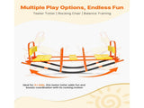 Kids Seesaw 90 kg Capacity Metal Rocking Teeter Totter with Handles V952-WGDZDQQBJS3RPB7KK001V0