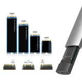 mbeat 10Gbps M.2 NVMe SATA SSD Enclosure V186-MB-XCS-CM03GRY