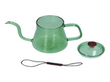 Long Spout Kettle Large Capacity Heat Resistant Easy to Clean Long Mouth Coffee PotGreen V1294-YM0714-3118210257912