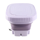Portable Washing Machine 11L ABS PP Automatic Mini Foldable Bucket Washer with Drainage Pipe for RV V1294-YM0901-3113230324612