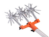 Manual Rotary Cultivator Tool Stainless Steel Teeth Adjustable Handle Garden Hand Tiller for Lawn V1294-YM0901-3111240320711