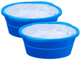 2pc Extra Large Ice Block Mold,Extra Thick Round Silicone Ice Cube Molds Reusable Giant Ice Cube V1369-AZ3-W-05890