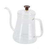 Glass Coffee Pot Swan Neck Thin Mouth Kettle HandMade Coffee Maker Pour Over Kettle V1294-YM0714-3118210220212