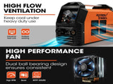 ROSSI 60A Plasma Cutter, Non-Touch Pilot ARC for Easy Cuts of Painted or Rusty Metals, DC Inverter V219-WDRPLMROC60A