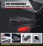 Waterproof Rechargeable LED Bike Lights Set V178-83631