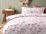 Happy Kids Farmyard Friends Washed Quilt Cover Set Single V442-HIN-QUILTCS-FARMYARDFRIENDS-PINK-SB
