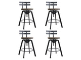 Levede 4x Bar Stool Industrial Adjustable BR1058-1X4