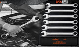 6Pc Extra Big Imperial Combination Spanner Ring Open Ended Combo Wrench Work V465-81043