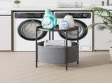 Round Side Table Bedside Storage Basket V63-921051