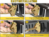 20pcs Steel E-Track O Ring Tie-Down Anchors, Secure Cargo in Enclosed/Flatbed Trailers, Trucks, Load V1258-DP02-F-579