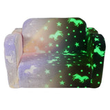 Foldable Baby Chair 2-in-1 Baby Lounger Couch Glow in Dark Kids Sofa V952-ETSF6354652I4U5Y8V0