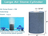 4x2 inch Aquarium Air Stones 10pcs, Aerator Differ,Air Stones for Aquariums,Fish Tanks,Pond and V1258-DP02-F-354