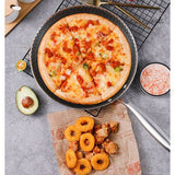 26cm Stainless Steel Crepe Pan Non-Stick Pan Honeycomb Coating Frying Pan Pizza6299 V201-W13885166
