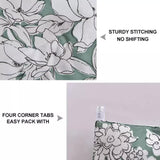 Vintage Floral Duvet Cover Set - Reversible Design-King V745-AQ082033K3