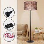 Sarantino Rattan Floor Lamp LMP-MLM-6980