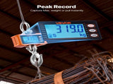 Digital Crane Scale, 4400 lbs/2000 kg Max Capacity, Heavy Duty Industrial Hanging Scale with Cast V952-ZXDCDZK500GY8VDH7001V9