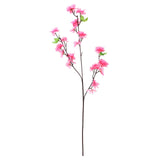 Artificial Peach Blossom Branch 65cm Roseate Plastic Peach Flower Branch for Home Decoration V1294-YM0901-WE7671114