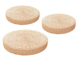 Japanese Style Handcrafted Tatami Floor Pillow Sitting Cushion Round Padded Room Floor Straw Mat for V1294-YM0901-210329AH03-5