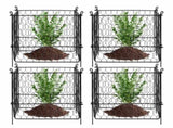 4 Pack Plant Protector from Animals, 13.4'' x 13.4'' Chicken Wire Plant Protector, Plant Cages for V952-QBWZCL12YCHSE5ZGTV0