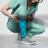 Pairs Compression Socks for Women and Men 15-20 mmHg Gradual Support Knee High Socks for Nurses, V1237-ZY-203-4347