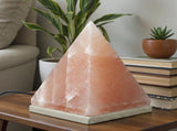 Orku Pyramid Shaped Himalayan Pink Salt Lamp - Hand Carved Night Light V238-SUPDZ-32752412426320
