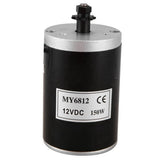 MY6812 Dc 150W 12V High Speed Motor with Belt Pulley, Scooter Small Brush Motor V1369-AZ3-W-11583