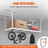 Overhead Garage Storage Rack, 91.44x243.84cm Garage Ceiling Storage Racks, Heavy Duty Adjustable V952-CKTHBCWJZBS36S0MYV0
