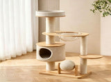 Classic Heavy-Duty Carpet Cat Tree V1408-N1