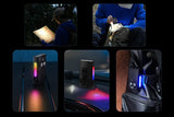 Aluminum Alloy Portable Mini Flashlight with 365nm UV Light and RGB Side Lamp V1308-DSZKI-39