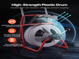 Drain Cleaner Machine 30m x 13mm, Auto Feed Sewer Snake Drain Auger on Wheels, Portable Drain V952-ZDJJKLSGDSTJXZPK9002V3