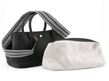 Women's shoulder bag, women's wallet, vintage handbag-Black, Large V1265-264-1M