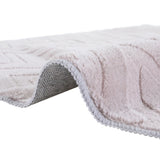 Artiss Rug 200x290cm Area Rug Washable Mat Large Carpet Microfiber Ripple FLR-JAC01-200X290-WH