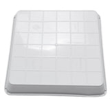1Set White Resin Plastic Food Serving Tray Serving for Kitchen Dresser Tabletop V1370-AZ4-20983