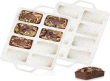Mini Loaf Pans, Metal Reinforced Frame Silicone Bread Pans 8 Cavities Nonstick for Baking Cornbread, V1259-DP01-A-4497