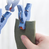 Plastic Folding Multi Head Drying Rack Multi Clips Socks Underwear Hanger Windproof Multifunctional V1294-YM0716-3117220156311