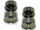Powertrain Eon Dial Up 72KG Adjustable Dumbbells Pair - Green DMB-B10-036-GN-2
