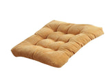 Corduroy Solid Chair Pad Square Floor Tatami Mat Cushion for Dining Chairs Kitchen Indoor Yellow V1294-YM0901-3117240184014