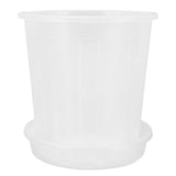 5 Set Orchid Pots with Holes and Saucers Breathable Clear Plastic Orchid Planter Plant Pot for V1294-YM0901-3111240151711
