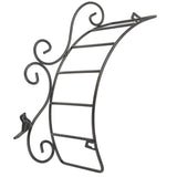 Garden Hose Holder Black Multifunction Antique Style Bird Brackets Water Pipe Storage V1294-YM0523-3111210364411