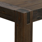 Dining Table 180cm Medium Size with Solid Acacia Wooden Base in Chocolate Colour V43-DT-NOW-CH-M