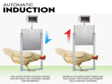 Chicken Coop Door with Digital LCD Screen to manage Timer and Sensor V379-CHKNCOOP025009