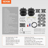 Air Bag Suspension Kit, Air Springs Suspension Bag Kit Compatible with 2003-2013 Dodge Ram 2500 4WD, V952-AQQNXJTJ50003HO8FV0